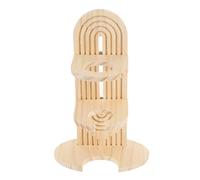Hamster Water Bottle Stand Rack for Small Pets Wooden Support