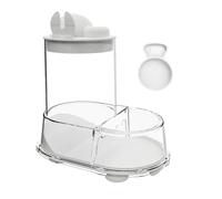Hamster Water Bowl, Automatic Food and Water Dispenser for Pets, Clear Stable Bowl for Gerbils, Mice, Hedgehog, Chinchilla, Ferrets, Pigeons and Storage