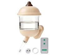 Hamster Water Dispenser | 170ml Magnetic No Drip Dispenser,No Drip Gerbil Water Bottle with Remote Control Night Light | for Hamster Chinchilla Ferret Bunny Cage