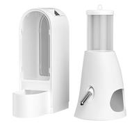 Hamster Water Dispenser - Automatic Hamster Feeder | Pet Auto Dispenser, Large Capacity No Drip Feeding Supplies, Food and Drinking Dish for Dwarf Gerbil Bunny Hedgehog, Cage Accessories