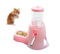 Hamster Water Dispenser - Hamster Water Bottle With Stand | Water Bowl Food Dispenser For Hamster | Stable Non Slip Standable Design Feeder For Small Pets | Hamsters Automatic Water Dispenser For ràt