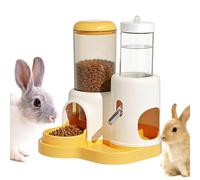 Hamster Water Dispenser - Leak-Proof Water Bowl | Large Capacity Food Dispenser, 2-in-1 Automatic Hamster Feeder For Hedgehog Ferret Bunny Squirrel Gerbil Living Room Bedroom Dorm