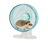Hamster Wheel - 21*18*12cm Adjustable Height Silent Rotary Habitat Accessories, Exercise Spinner for Small Pets | Gerbil Mice Sugar Glider Hedgehog Ferret Bunny Mouse Enrichment Activity Pet Animal Ca