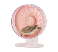 Hamster Wheel - 21*18*12cm Adjustable Height Silent Rotary Habitat Accessories, Exercise Spinner for Small Pets | Gerbil Mice Sugar Glider Hedgehog Ferret Bunny Mouse Enrichment Activity Pet Animal Ca