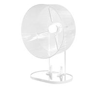 Hamster Wheel, Animal Exercise Wheel Accessories, Acrylic Silent Pet Spinner,Dwarf and Syrian Hamsters, for Indoor Exercise,7.09x4.72x8.27 Inches, Sturdy Design