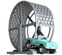 Hamster Wheel Challenge RC Crawler Obstacle for 1/24 Scale Adjustable Friction Rolling Loop Skill Training RC Course Track（NO Truck Included）