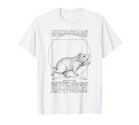 Hamster Wheel Funny Ironic Vitruvian Man Leonardo Da Vinci Value Graphic T-Shirt