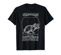 Hamster Wheel Funny Ironic Vitruvian Man Leonardo Da Vinci Value Graphic T-Shirt