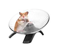 Hamster Wheel, Hermit Crab Climbing Toys Silent Exercise Running Wheel, Small Animal Exercise Wheels Hermit Crabs Wheel for Hamsters, Gerbils, Mice or Other Small Animals(Grey)