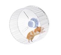 Hamster Wheel Large Silent Transparent Plastic Hamster Wheel with A Diameter Of 17cm, Suitable for Gerbils Hamsters,Gerbil, Mouse, Golden Bear Hamsters, Small Animals