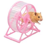 Hamster Wheel, Low Noise, Breathable with Stand, Hamster Wheel for the Cage, for Small and Medium Breeds such as Gold Hamsters, Rabbits, Hedgehogs and