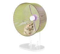 Hamster Wheel, Quiet Hamster Wheel, Animal Spinner Wheel Toys, Acrylic Silent Pets Exercise Spinner Accessories for Syria Hamsters
