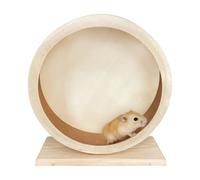 Hamster Wheel - Quiet Running Dwarf Hamster Wheel - Wooden Quiet Spinner Exercise Accessories, Pet Supplies for Chinchilla Gerbil Running Boredom Enrichment