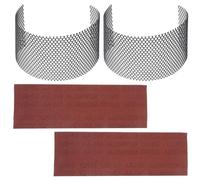 Hamster Wheel Replacement Mat Nail Trimming Strip Abrasive 2 Sets | Abrasive Paper, Cut-to-fit Rough Nonslip Surface, Border Holes, Supports Fitness and Automatic Claw Care for Rats