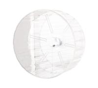 AWHAO Hamster Wheel Roller Silent Anti Slip Acrylic Interactive Silent Rotator Exercise Ball Running Wheel for Small Animal Rat, Clear