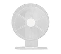 Hamster Wheel Silent, Acrylic Transparent Hamster Exercise Wheel with St and for Dwarf Syrian Hamster Gerbils (L)(S)