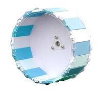 Hamster wheel Sports Round Exercise Running Small Animal Pet Cage Accessories Toy Silent Training Supplies for Pets(Blue,15.5cm)