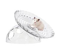 Hamster Wheel, Stable and Silent Exercise Toy for Small Animals, Flying Corrector for Hamster Exercise | For Hedgehog Hermit Crabs Ferrets Beards Squirrels Chinchilla