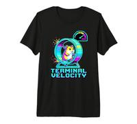Hamster Wheel Terminal Velocity Pixel Art 8-Bit Retro Gaming Premium T-Shirt
