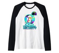 Hamster Wheel Terminal Velocity Pixel Art 8-Bit Retro Gaming Raglan Baseball Tee