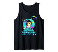 Hamster Wheel Terminal Velocity Pixel Art 8-Bit Retro Gaming Tank Top