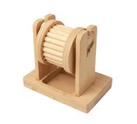 Hamster Wheel Wooden Roller Enrichment Treat Dispenser
