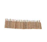 Hamster Wooden Fence Safe Enclosure Space for Climbing and Exploring, for Small Pets, Natural Wood Color (50cm)