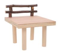 Hamster Wooden Standing Board Trains Balance Skills for Cage Play | Wooden, 9cm Raised Design, for Hamster and Small Animal PET Cage Use, Helps Exercise Limb Strength