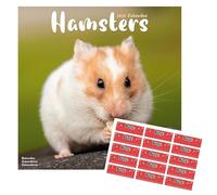 Hamsters Calendar 2026 | 16 months | with FREE Organisational Stickers, Hamsters Gift
