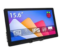 HAMTYSAN 15.6 Inch Raspberry Pi Screen FHD 1920 x 1080 Touchscreen Monitor IPS Secondary Display with Dual Speakers for Raspberry Pi 5/4/3/2/Win11/10/8/7 Jetson Nano
