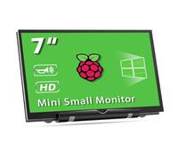 HAMTYSAN 7 Inch Raspberry Pi Screen HDMI Monitor 800 x 480 LCD Screen Display with Dual Speaker for Raspberry Pi 4/3/2/Zero/B/B+ Win11/10/8/7 (Non-Touch)