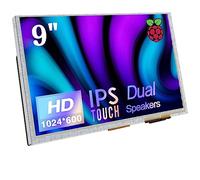 HAMTYSAN 9 Inch Touch Screen Monitor with IPS Display 1024x600 Mini Monitor for Raspberry Pi Laptop PC (Silver