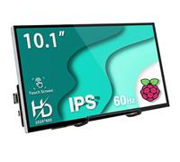 HAMTYSAN Raspberry Pi 10.1 inch 1024 x 600 HD Touch Monitor HDMI Screen IPS Screen Portable Monitor with Stand for Raspberry Pi 400/4/3/2/Zero/B/B+ Jetson Nano Win11/10/8/7