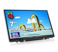 HAMTYSAN Raspberry Pi 7 Inch Screen, Mini LCD HDMI Screen, Mini Monitor 800 x 480, Small IPS Laptop Screen for Raspberry Pi 400/4/3/2/Zero/B/B + Jetson Nano Win11/10/8/7 (Not Touch)