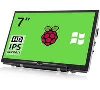 HAMTYSAN Raspberry Pi Screen, 7 Inch Portable Monitor External Display 800x480 IPS Screen Small HDMI Monitor for Raspberry Pi 400/4/3/2/Zero/B/B+ Jetson Nano Win11/10/8/7 (Non-Touch)
