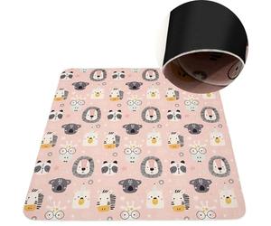 HAMUR HOME Nursery Rug, NON TOXIC Play Mats for Kids 150 x 150cm Non-Slip Foldable Crawling Mats for the Floor, Playmat for Children's Rooms, Playrooms - Machine Washable, Play mats for toddlers