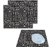 Hamur Home Set of 2 Drying Mats Microfiber Drying Mat for Dishes 40 X 46 Cm Quick-Drying Absorbent Sink Mat Dish Drying Mat Dish Mat for The Kitchen Counter