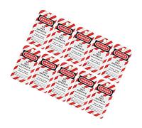 Hamwesh 10 Pieces Do Not Operate Hazard Lockout Label Safety Warning Sign for Industrial and Manufacturing Units