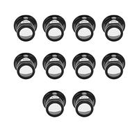 Hamwesh 10X Optical Lens Jewelry Loupe for Watch Repair, 10PCS Portable Watchmaker Loupe for Jewelers Eye, Magnifying Glass for Jewelry, Coins, Photos, Plants