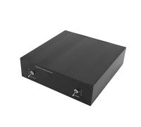 Hamwesh 2 Amps to 2 Speakers Speaker Selector, in Out Amplifier Speaker Switcher Distribution Box with Individual Channel Isolation, 4mm Banana Jack Stereo Selector for