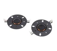 Hamwesh 2PCS 25.5mm Tweeter Diaphragm, Polyester Material, Resin Voice Coil, Welded Terminals, for 4 Inch 25 Core Black Tweeter Speakers with Clear Sound