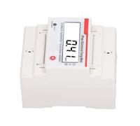Hamwesh 3 Phase 4 Wire Energy Meter 100A, Bidirectional LCD Backlit Power Meter Electricity Sub for Solar System, Industrial, Commercial, Hospital Use - DIN Rail KWh Monitor