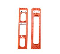 Hamwesh 3D Hinge Slotting Template, Precision Cut Router Guide for Concealed Door Hinges, with ABS Material for Door Installation