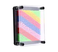 Hamwesh 3D Pin Art Board, Novel Pin Art Toy with Colorful Plastic Pins and Sturdy Frame for Kids and Adults, Create Amazing 3D Sculptures (Black bottom trumpet)