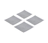 Hamwesh 3D Scanning Markers, 10 Sheets 100Pcs Per Sheet 3mm ID 6mm OD Diffuse Reflection Reference Point Markers, Optical Tracking Dots with Reflective Film Locating Stickers for Motion