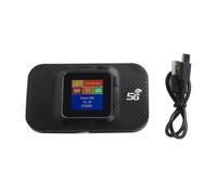 Hamwesh 4G LTE Mobile WiFi Hotspot, 150Mbps Speed SIM Card Slot Travel Router, Portable WiFi Device with 3650mAh Battery for Asia Europe Africa Middle (Black)