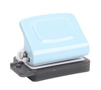 Hamwesh 6 Hole Puncher, 8 Sheet Capacity 5.5mm Hole Diameter Positioning Rulers, Punch Planner, Paper Puncher for Planners with Paper Scrap Tray for A4 B5 A5 Notebooks Journals Home