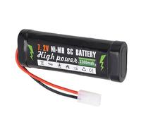 Hamwesh 7.2V Lipo Battery, Lightweight Sturdy Cover Overcharge Protection Rechargeable RC Battery Pack, 3300mAh High Capacity with Consistent Power for RC Car Truck Hobby