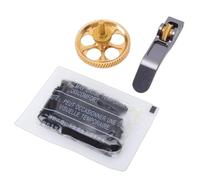 Hamwesh A1 3D Printer Extruder Kit, DLC Nano Coated Helical Gear Self Lubricating Brass A1 Mini Accessories, Hardened Steel Extruder with Aluminum Alloy Handle for A1 A1 Mini 3D Printers