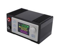 Hamwesh Adjustable Voltage Regulator, DC 6 to 30V Input 0 to 36V Output 6A 216W Digital Display DC Power Supply Constant Voltage Stabilizer with Real Time Monitoring for LED Drivers Lab